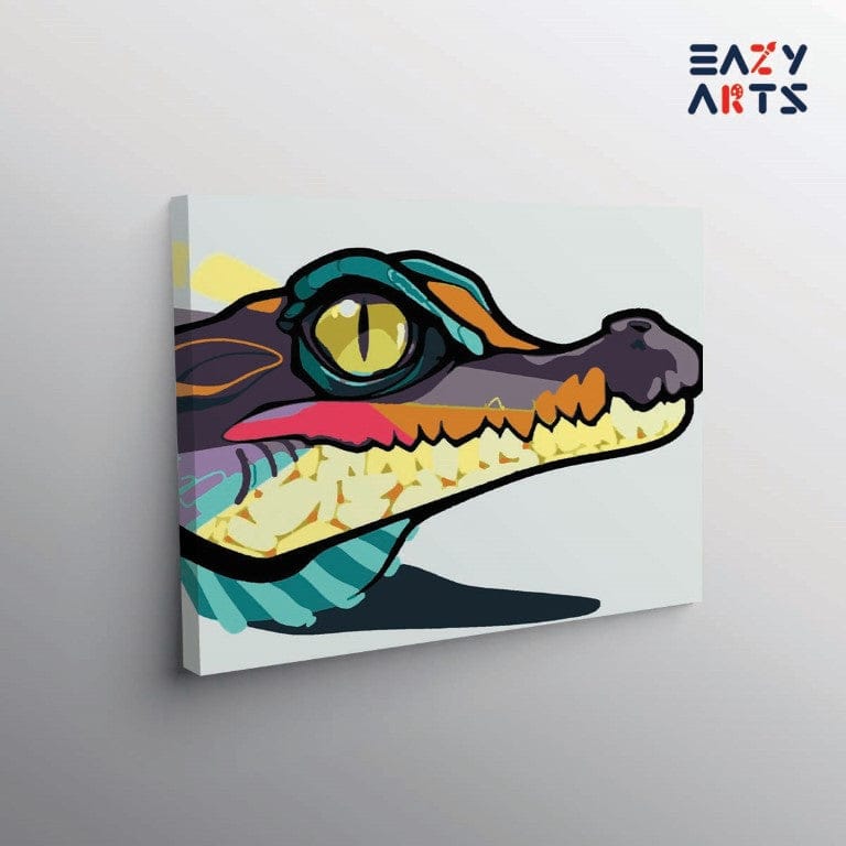Crocodile Paint By Numbers Kit For Kids