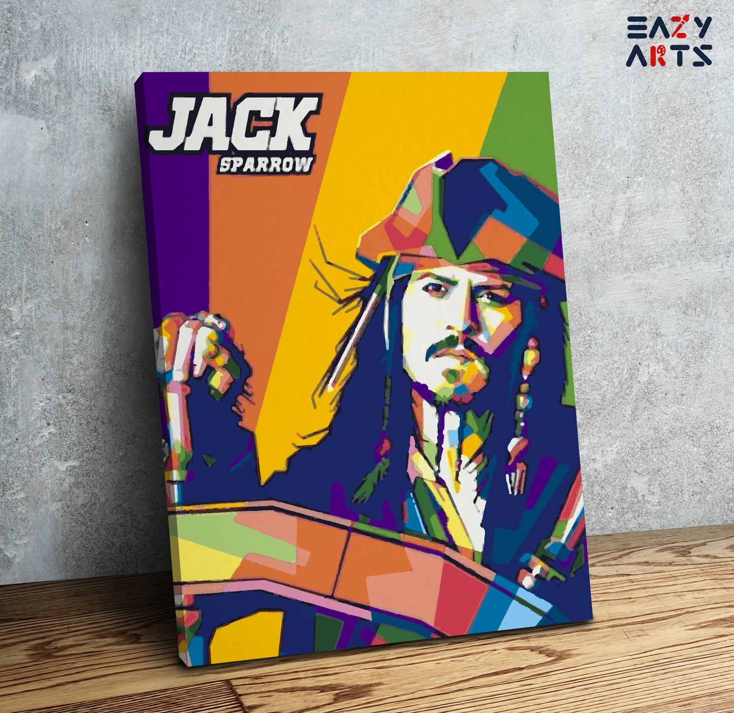 Jack Sparrow Sailing Paint By Numbers kit