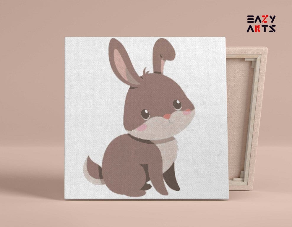 Bunny Sitting Paint By Numbers Kit For Kids