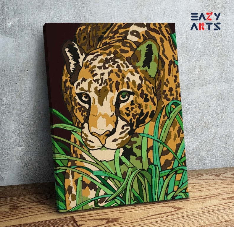 Cheetah Paint By Numbers Kit For Kids
