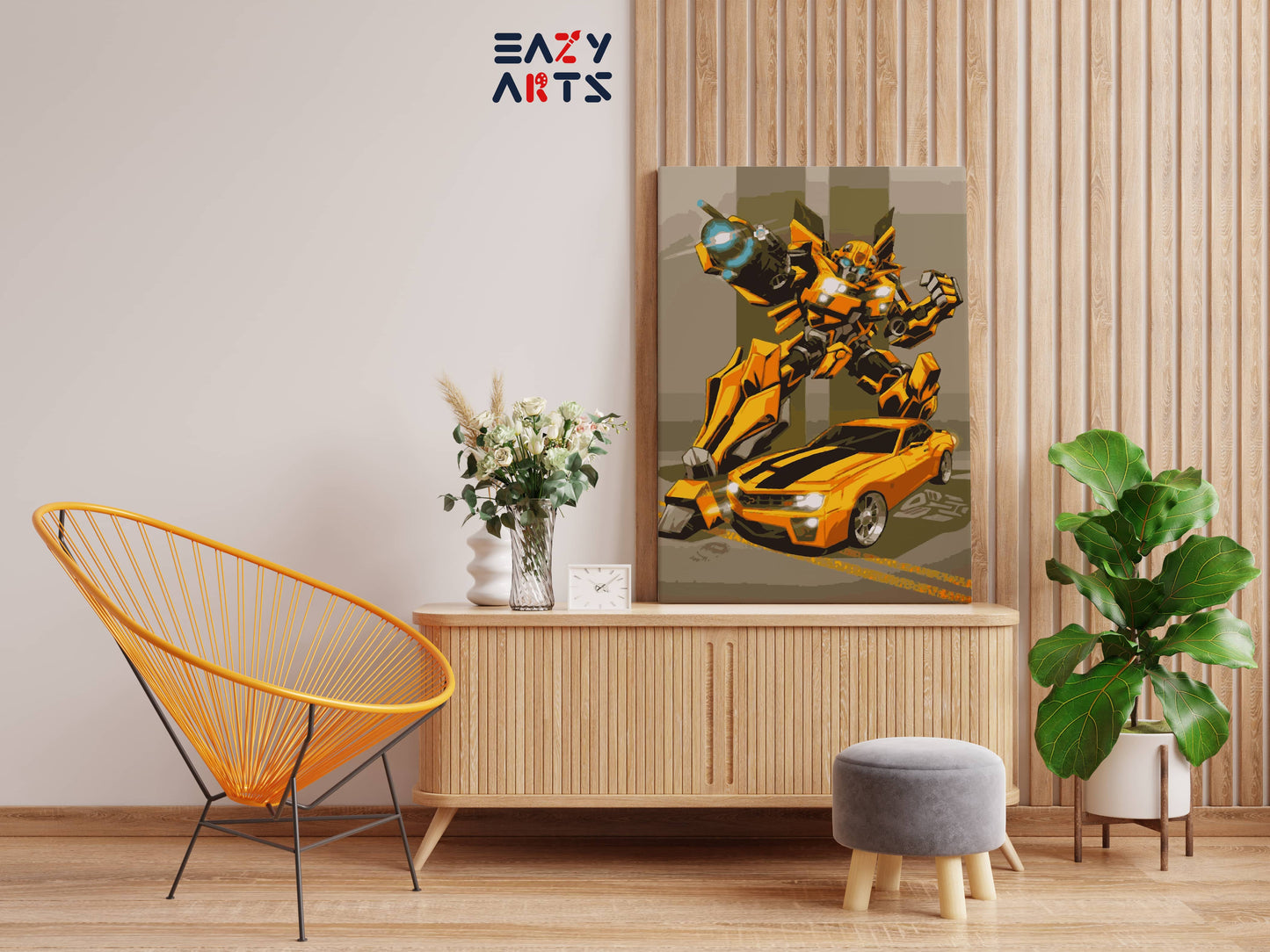 Bumble Bee Car Paint By Numbers kit