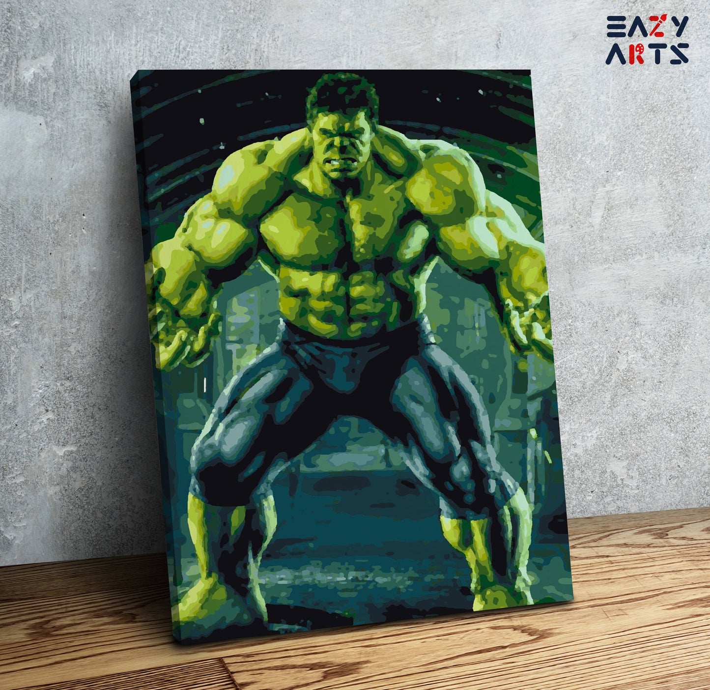 Hulk Angry Paint By Numbers kit