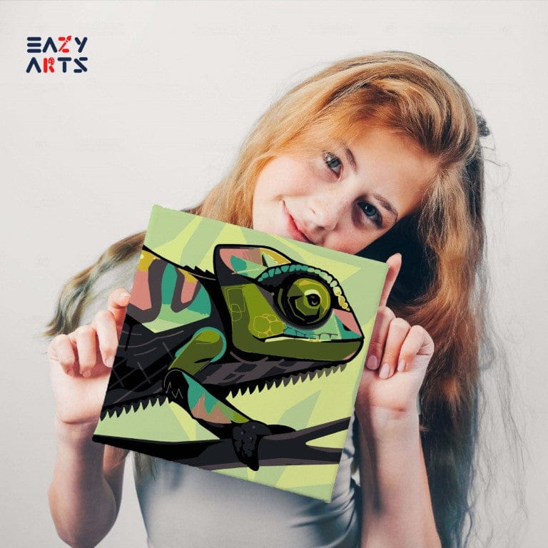 Chameleon PBN Kit For Kids