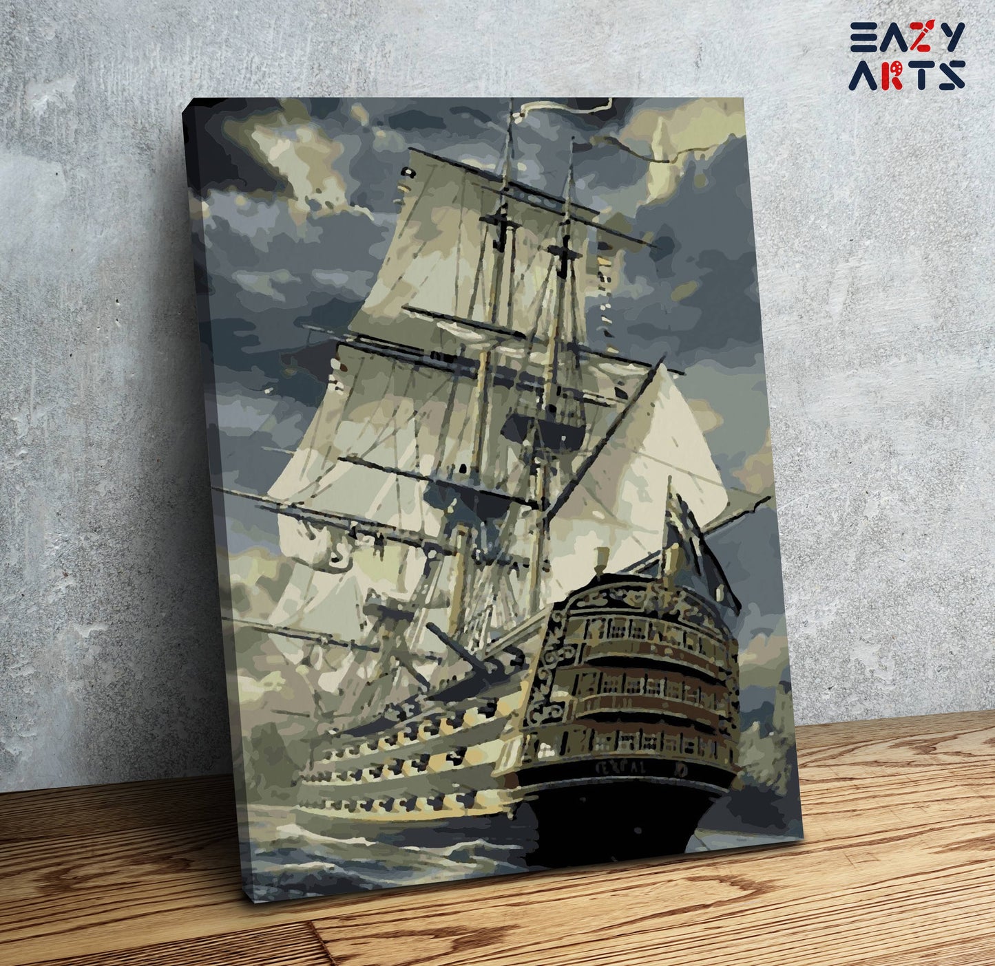 Fighter Ship Paint By Numbers kit