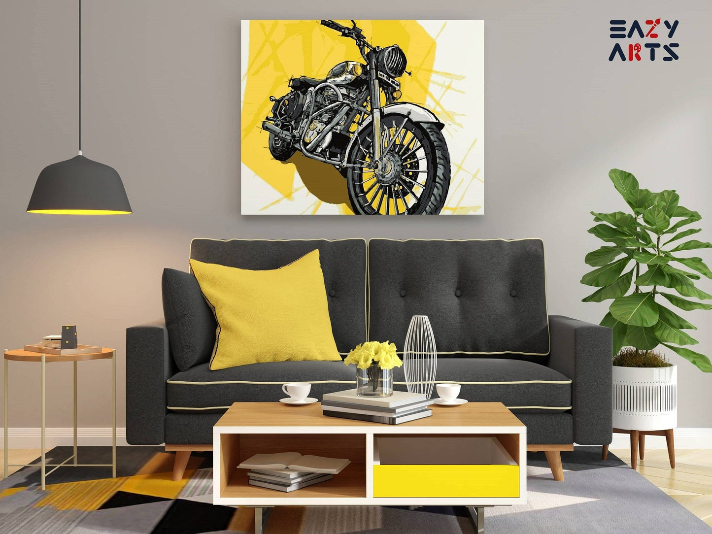 Royal Enfield Bike Paint By Numbers kit
