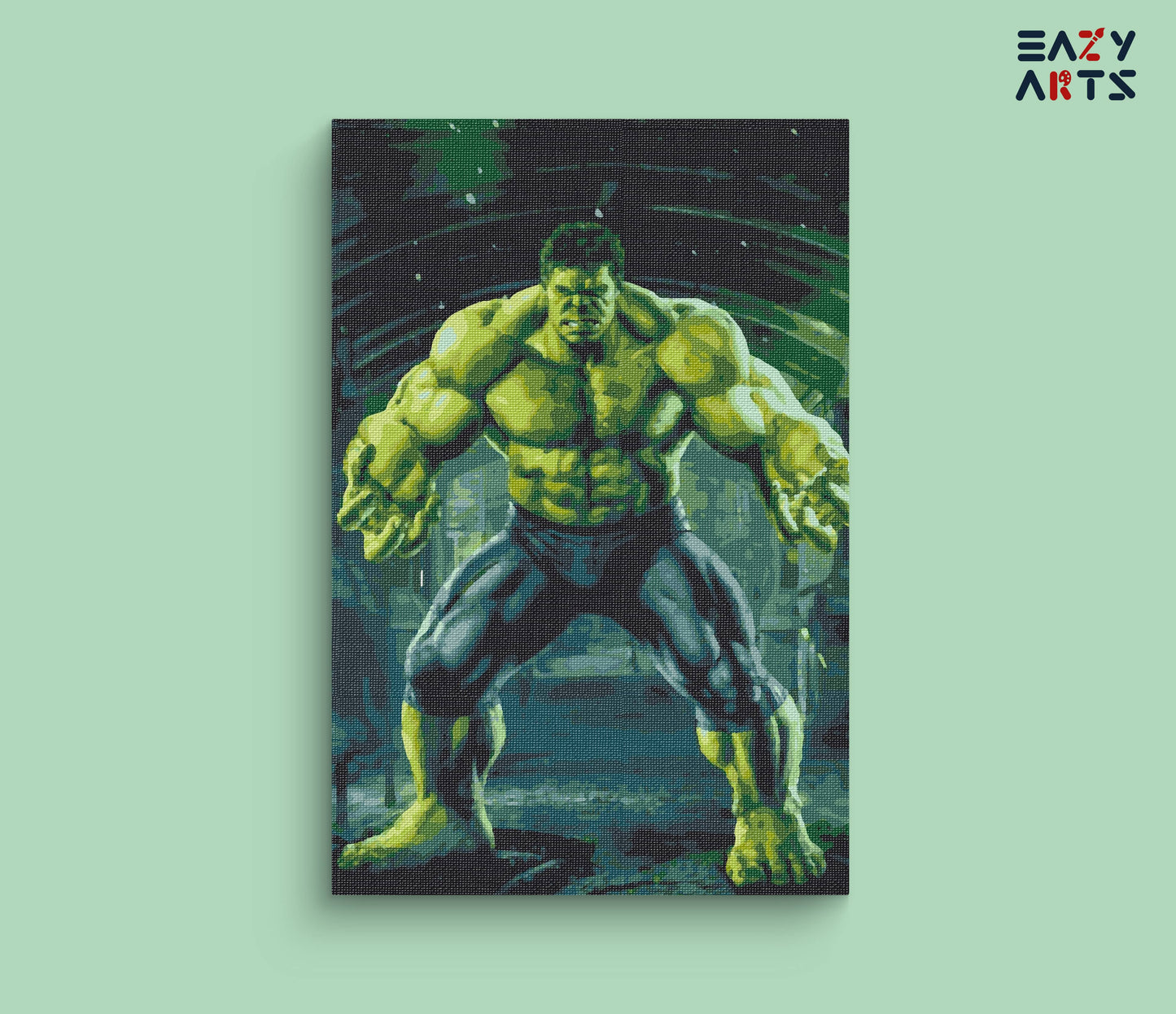 Hulk Angry Paint By Numbers kit
