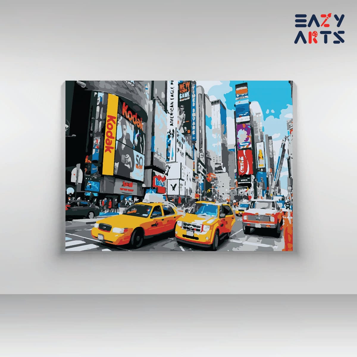 Cars In The City Paint By Numbers kit