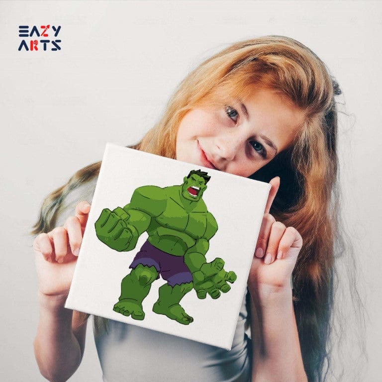 Hulk Screaming Paint By Numbers Kit For Kids