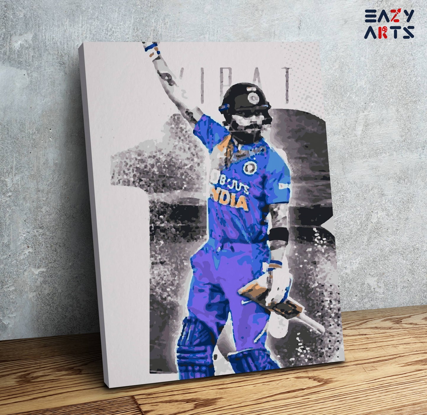 Virat Kohli 18 Paint By Numbers kit