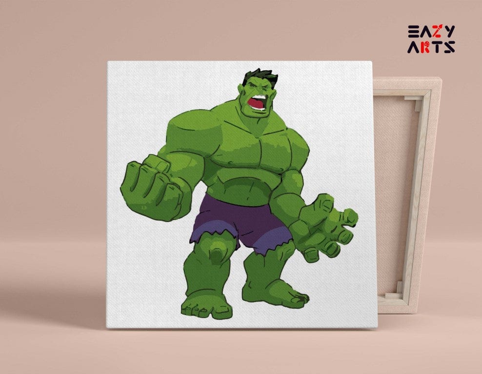 Hulk Screaming Paint By Numbers Kit For Kids