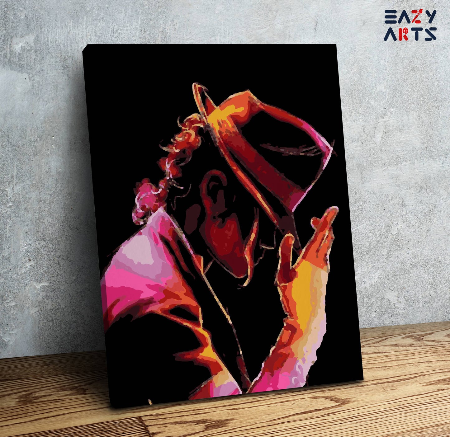 Michel Jackson Posing Paint By Numbers kit