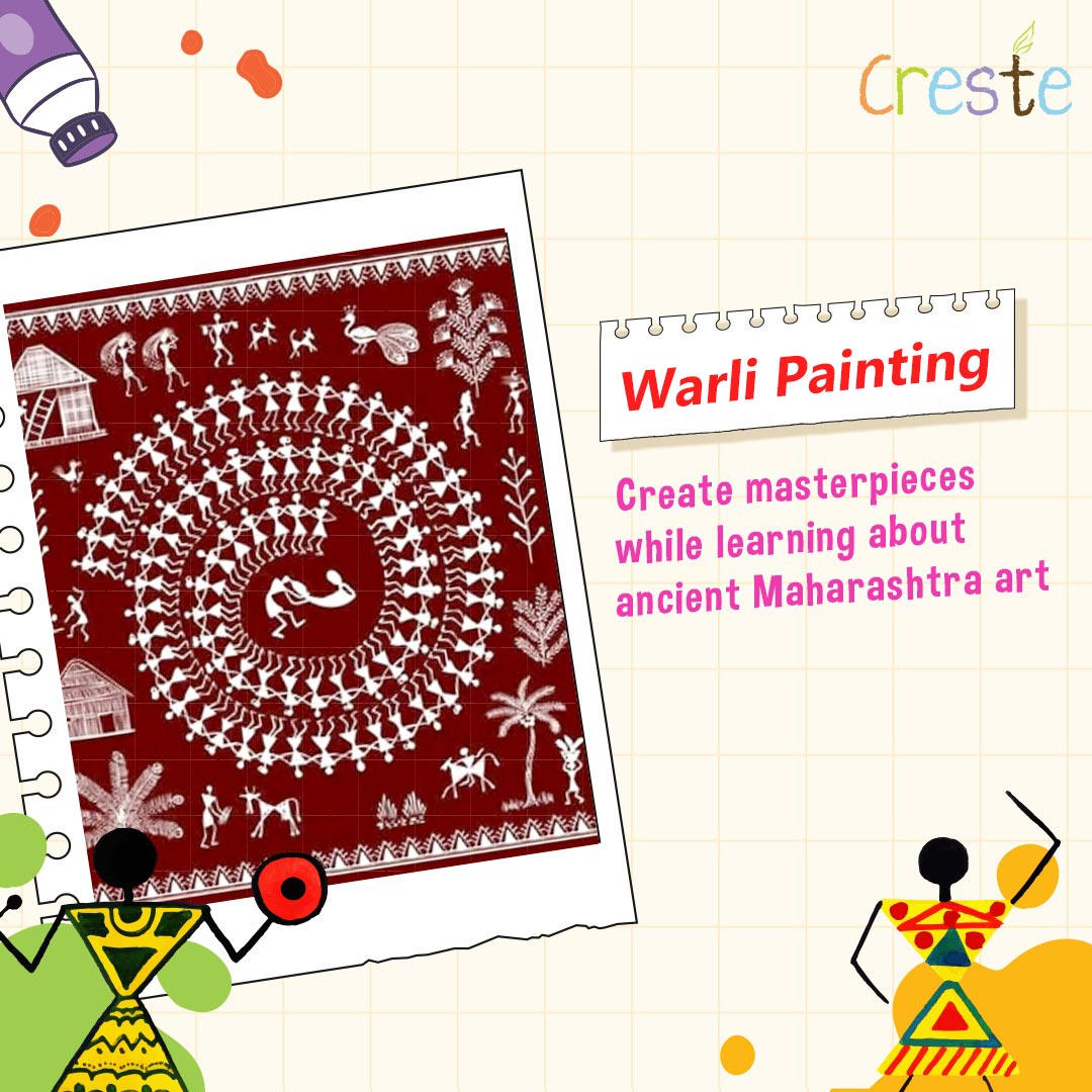 DIY Warli Keychain Holder Making Kit | 8years+