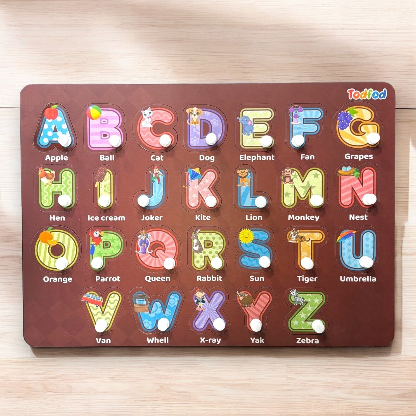Wooden ABCD 4-in-1 Learning Board