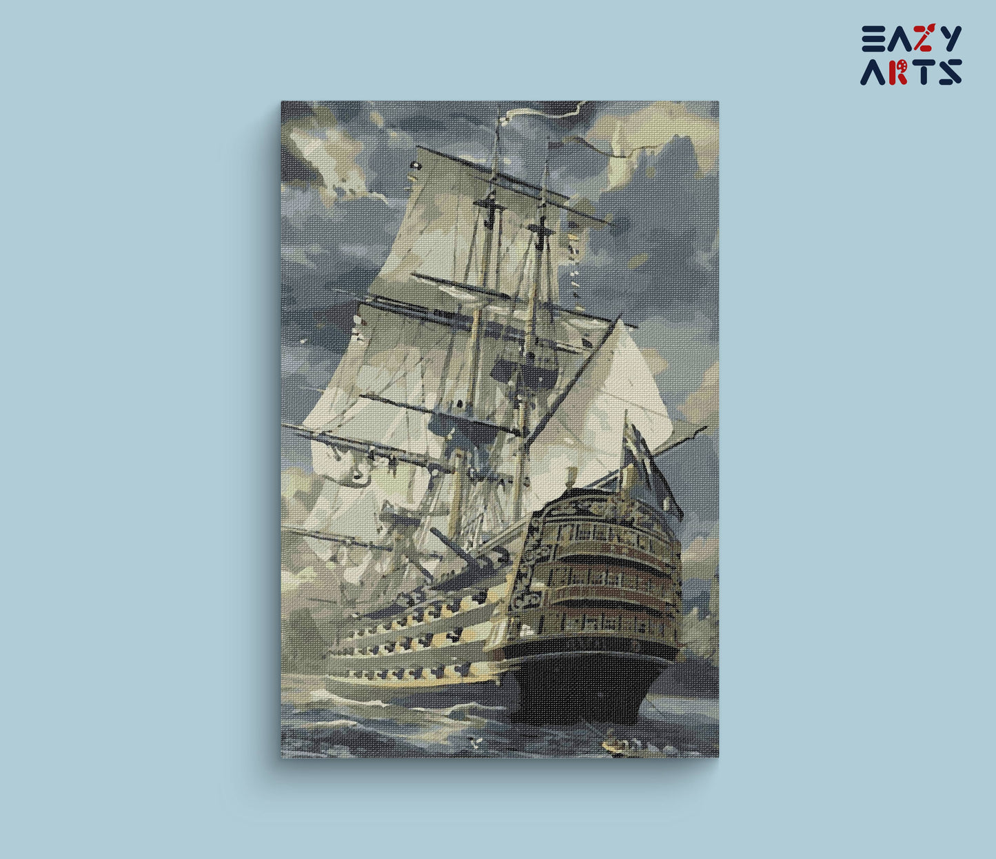 Fighter Ship Paint By Numbers kit