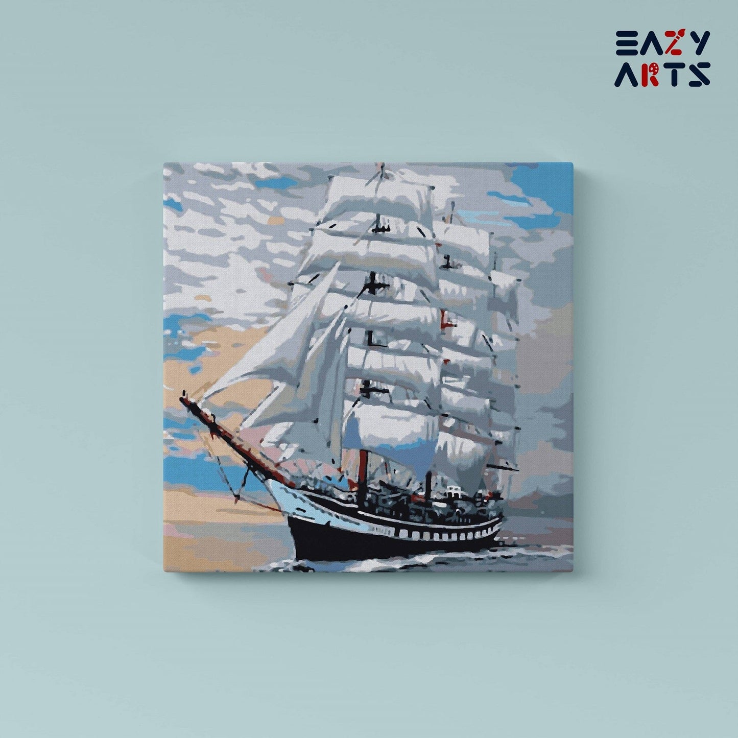 Pirate Ship Paint By Numbers kit