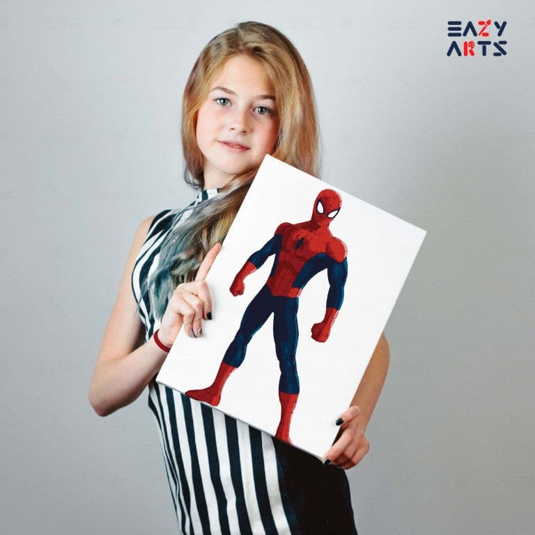 Spiderman Standing Paint By Numbers Kit For Kids
