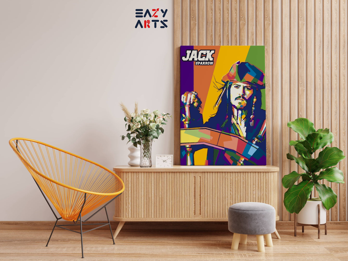 Jack Sparrow Sailing Paint By Numbers kit