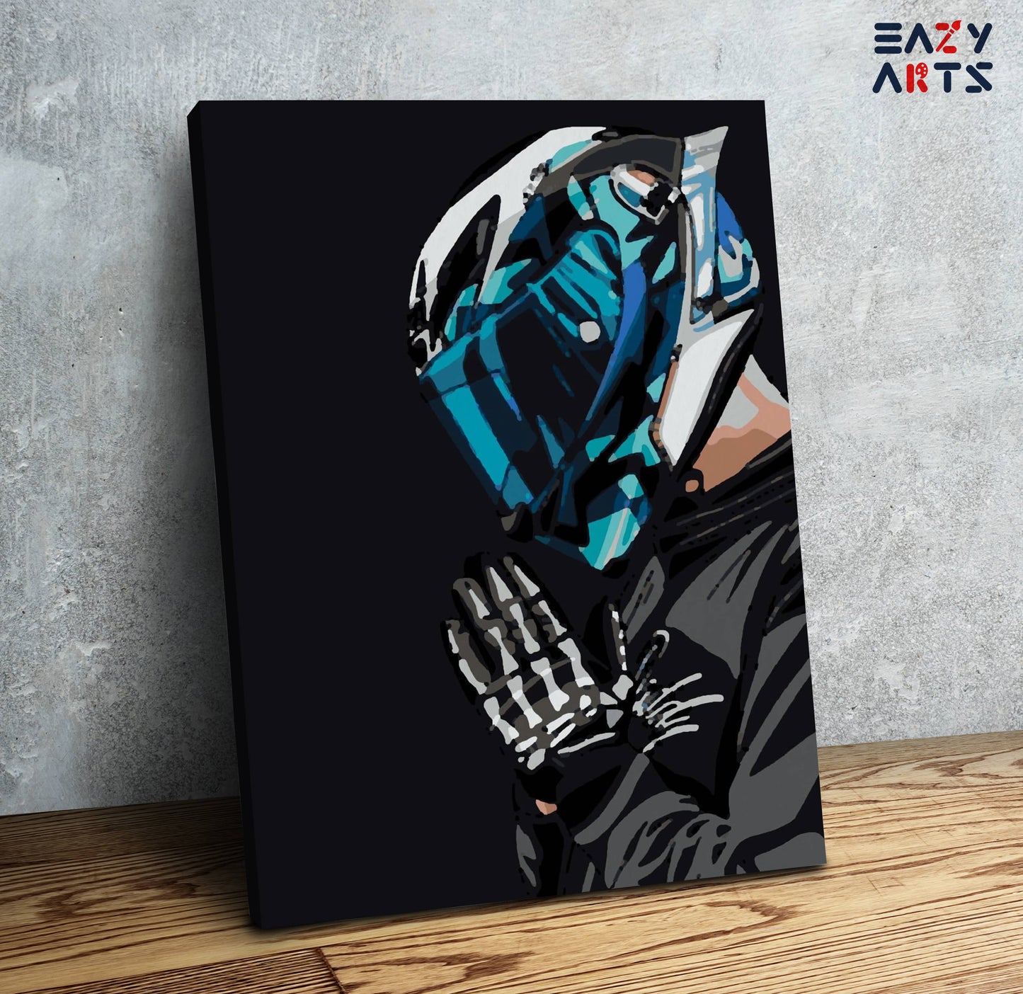 Bike Rider Paint By Numbers kit