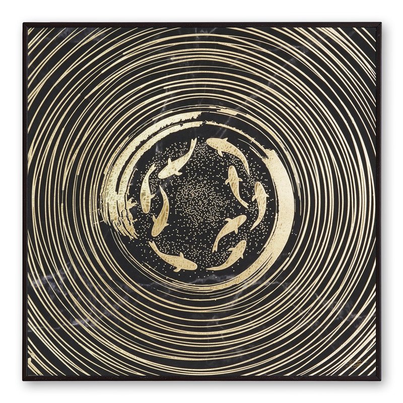 Golden Embossed Wall Painting For Home Decoration , Paintings for Living Room , Modern Art Wall Pinting, For Home Decor (12X12 INCH)