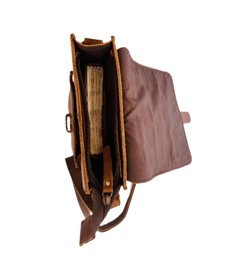 Craftshades – 9*11 Inch Leather Sling Bag | 100% Genuine Leather