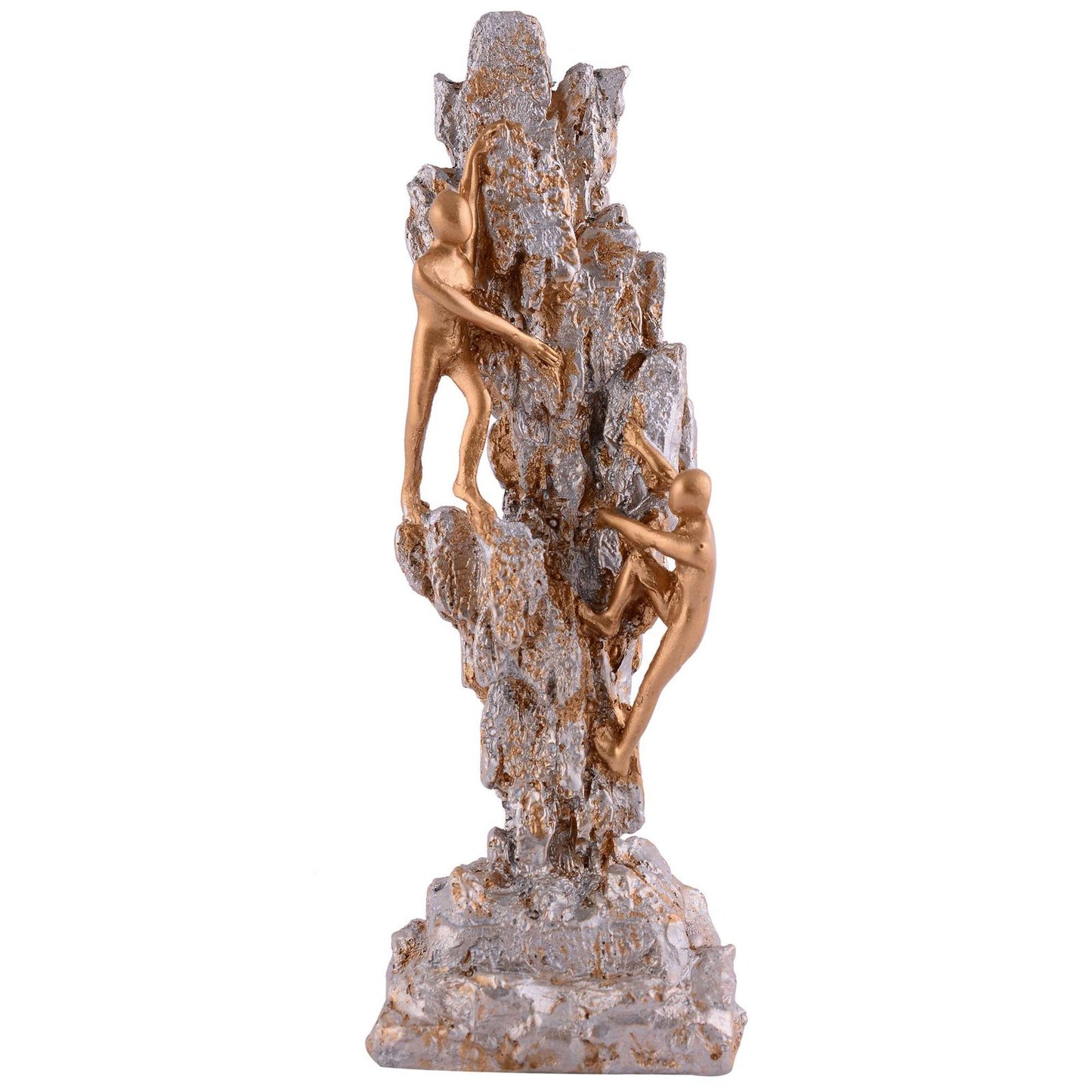 Men Sitting on Ball Showpiece for Home Decor Showpiece, Atlas Sculpture for Office Table Décor multicolour