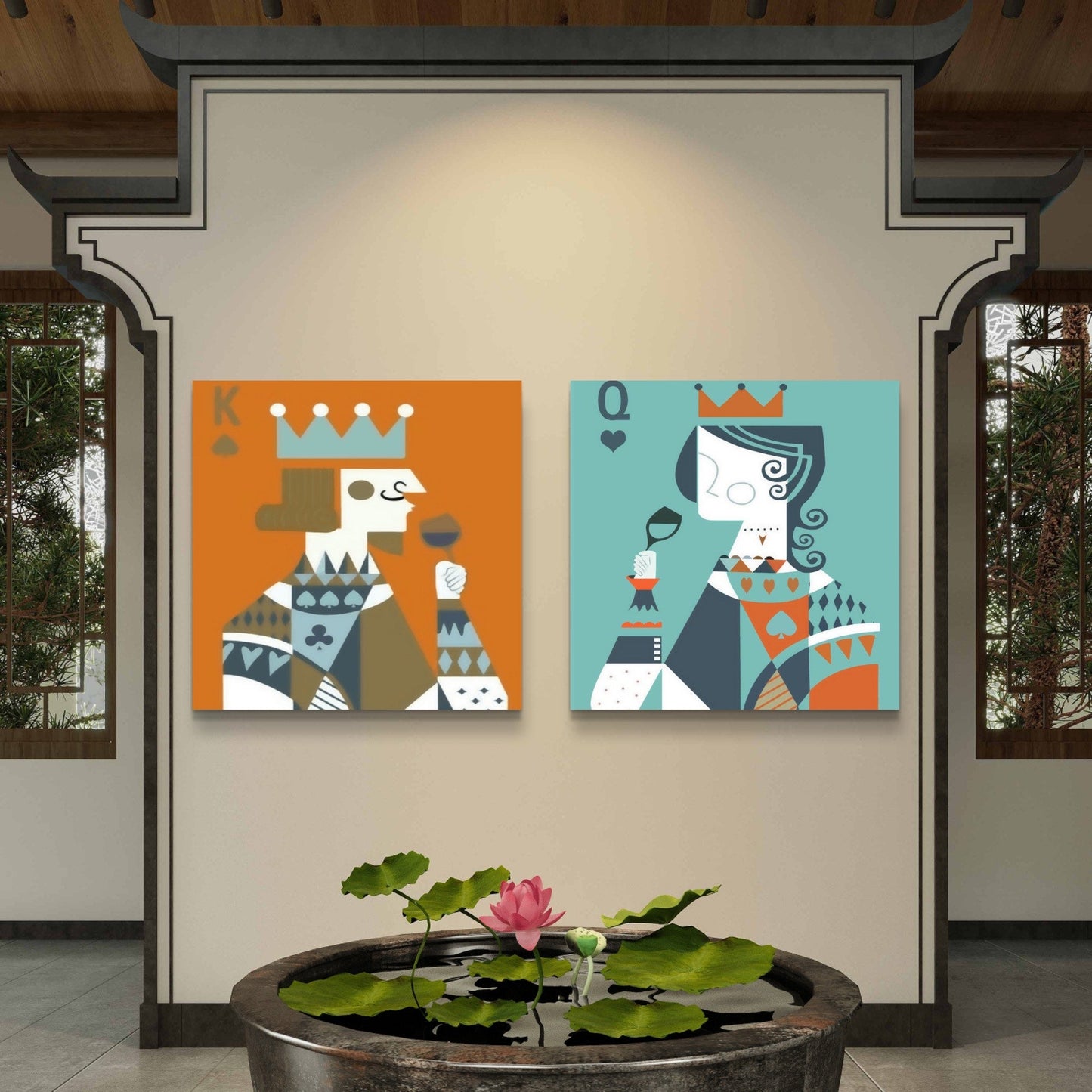 Modern Poker King - Raja Rani Collection