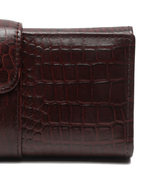 Women brown Leather Clutch