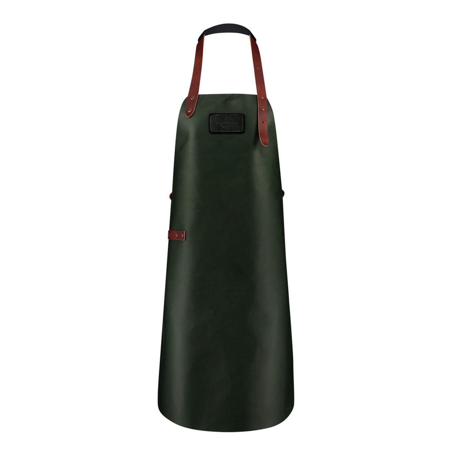 CraftShades leather Apron for Men Green Colour