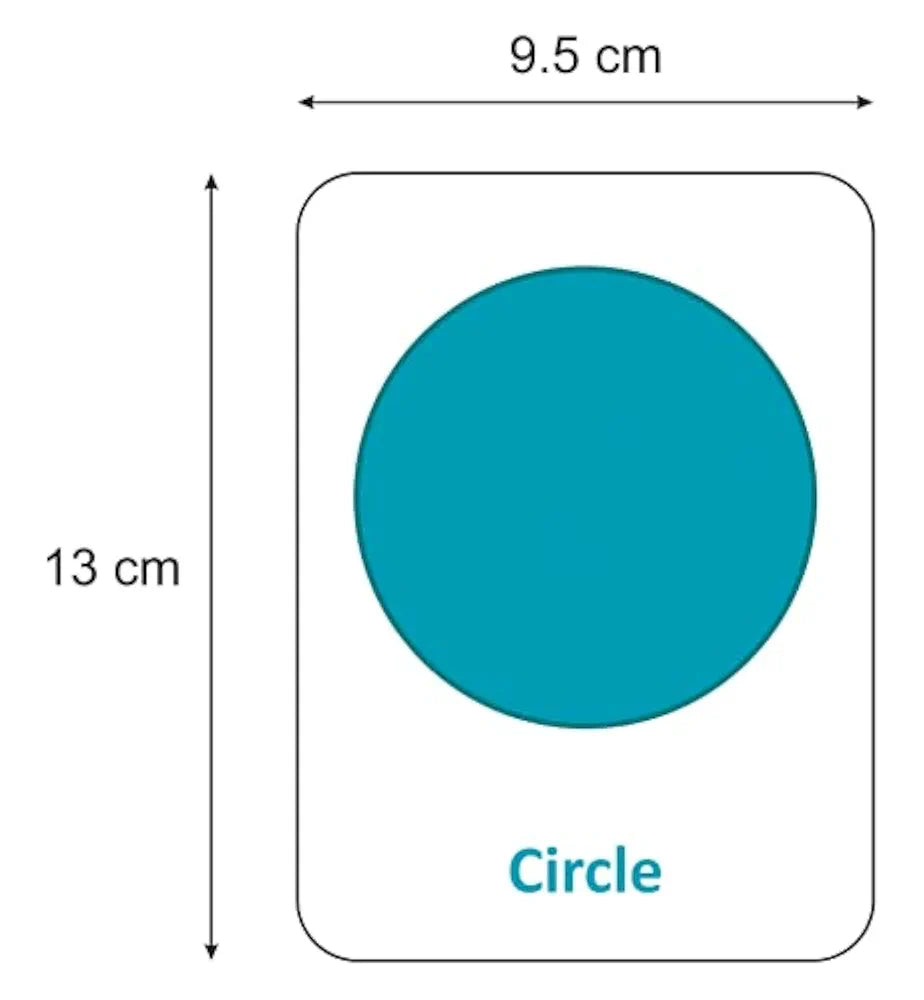Gurukanth® Premium Colours & Shapes Flash Cards for Kids Early Learning | Easy & Fun Way of Learning 1 Year to 6 Years Babies Smart Toys