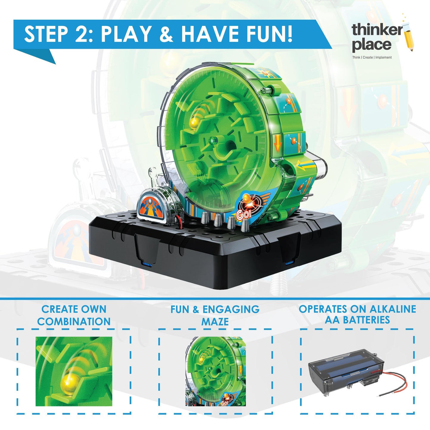 DIY Spiral Running Maze - Learn about Permutations & Combinations