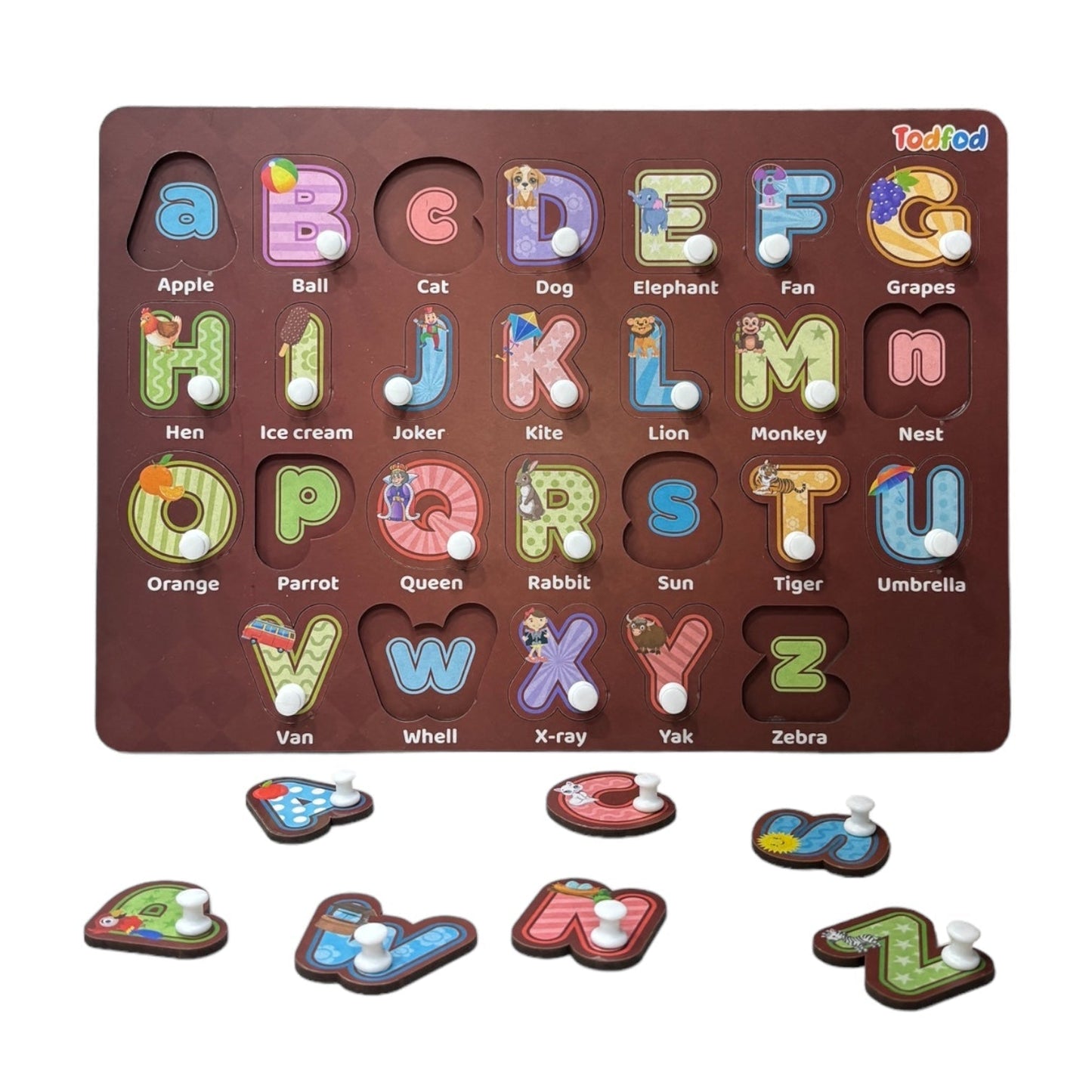 Wooden ABCD 4-in-1 Learning Board
