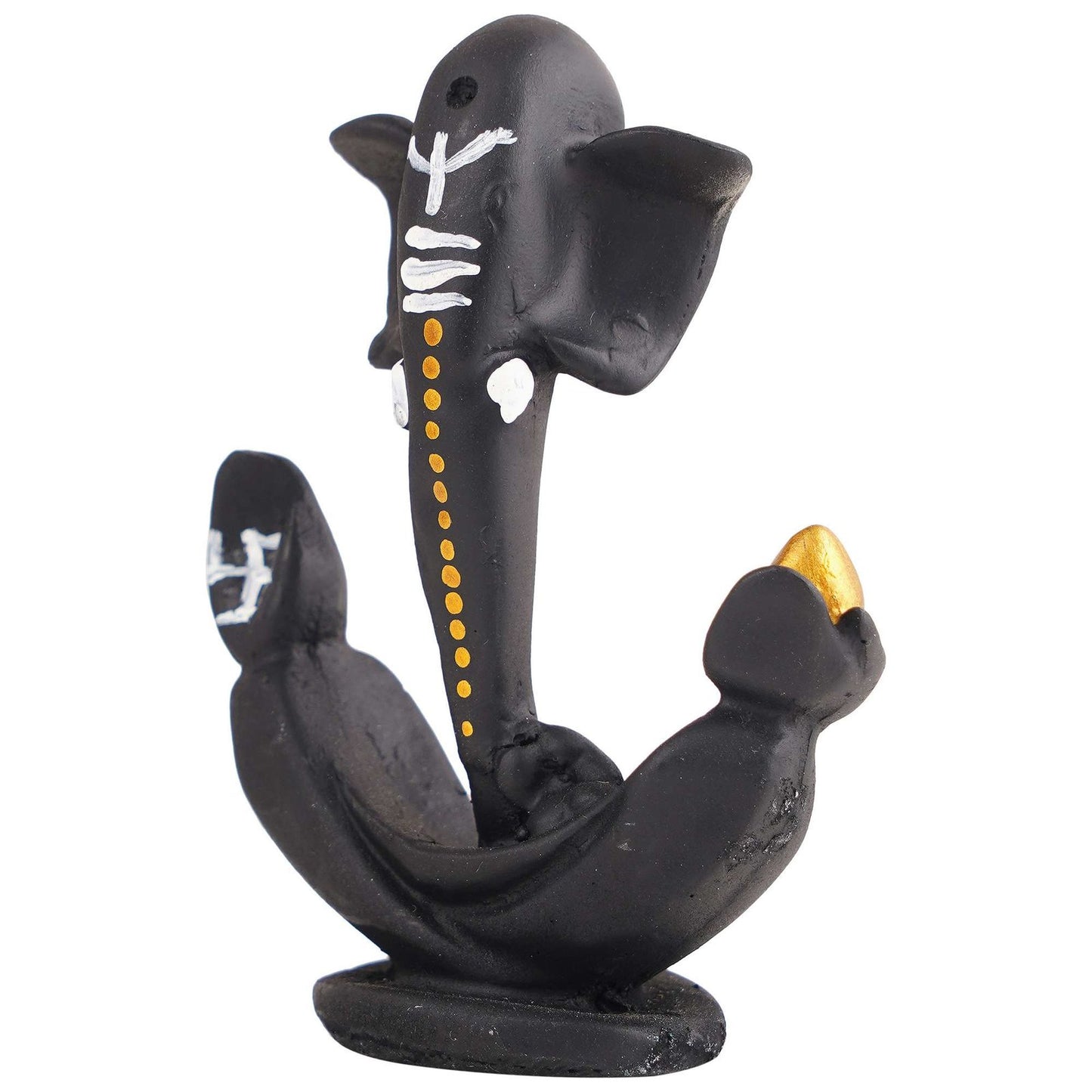 Ganesha Statue Idol Shriganesh Bhagwan Murti / Home, Office Decor / Car Dashboard / Side Table Brass Ganpati / Lord Vinayaka Statue / God of Luck & Success Sculpture / Gift Items