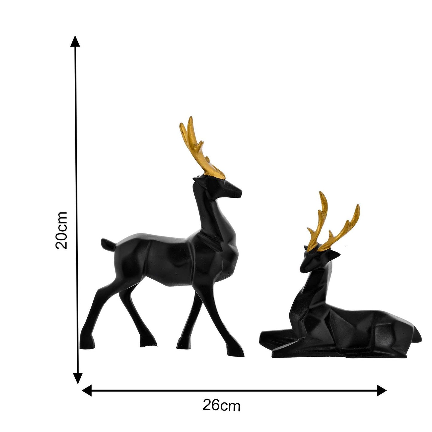 Deer Family Showpiece