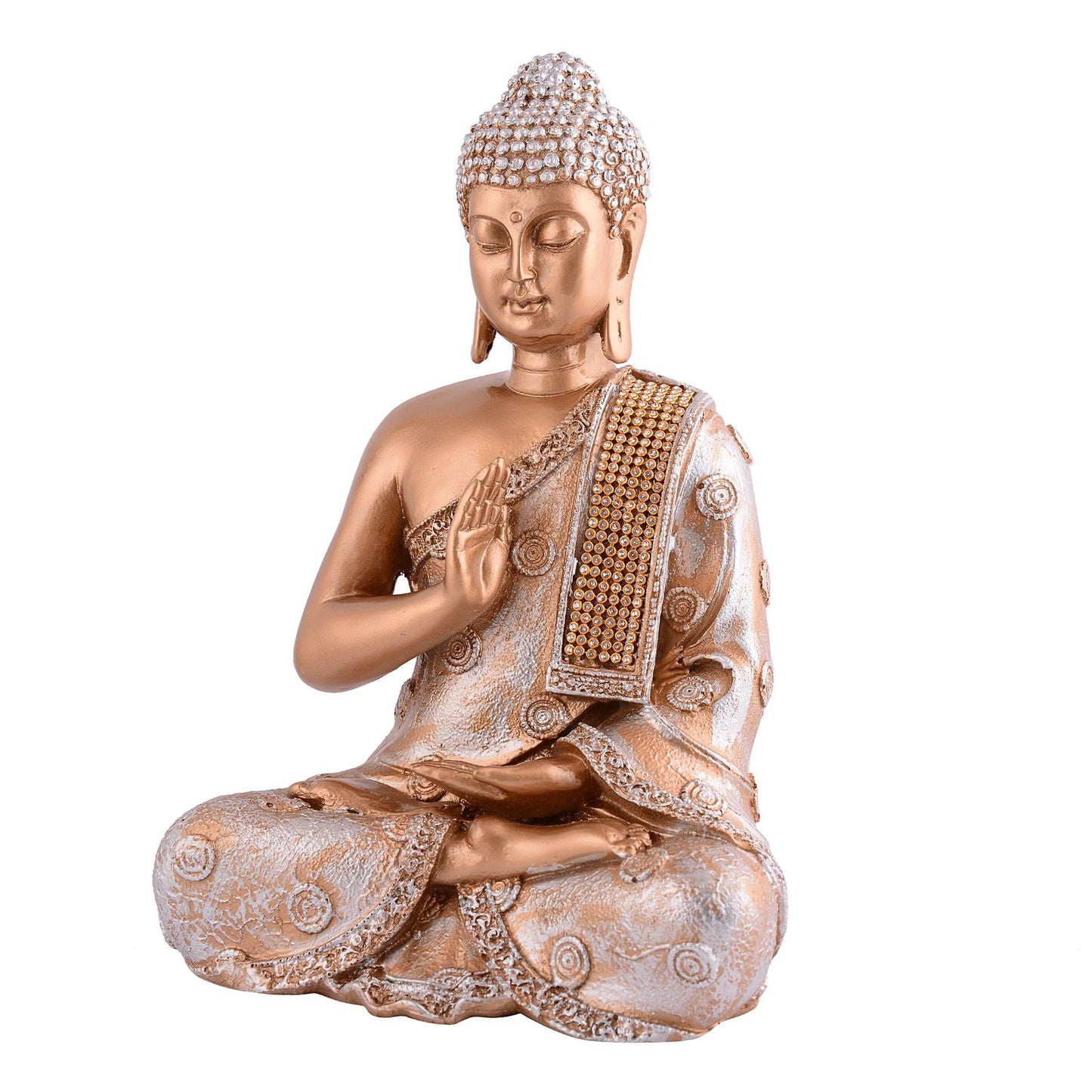 Buddha Idol Statue Showpiece Gift Gifting Item Polystone Home Decor Decoration