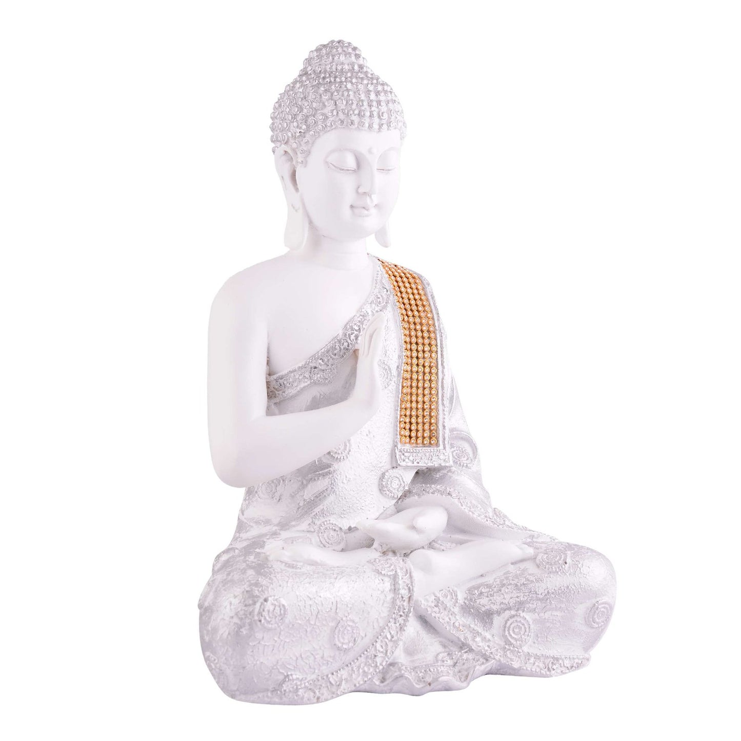 Buddha Idol Statue Showpiece Gift Gifting Item Polystone Home Decor Decoration