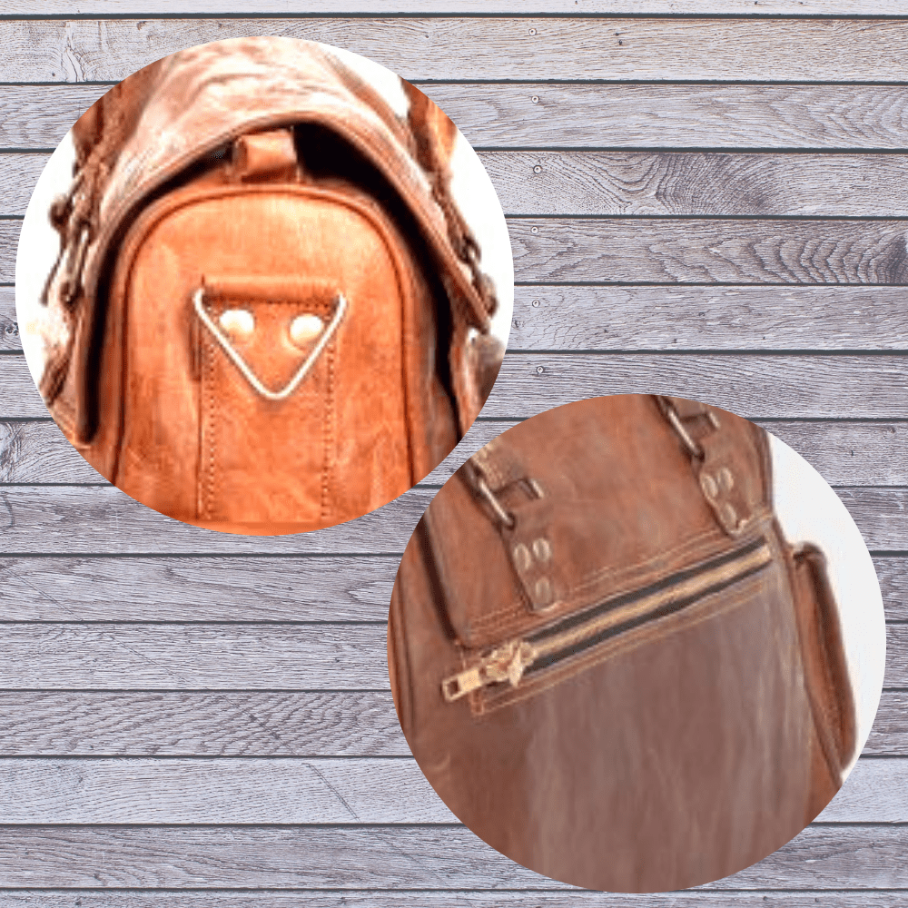 Craftshades – 13 Inch Handcrafted Leather Women’s brown Tote Bag | 100% Genuine Leather