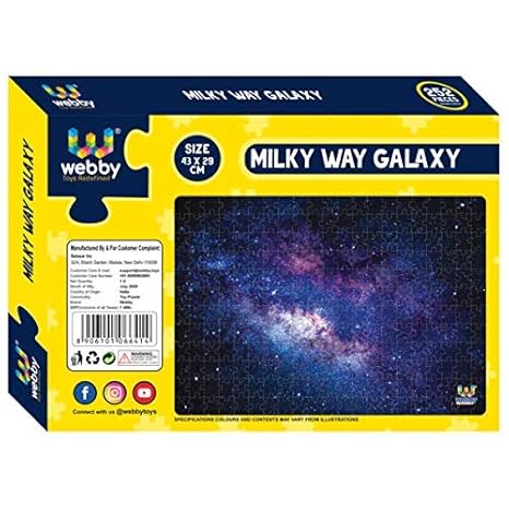Webby Milky Way Galaxy Jigsaw Puzzle, 252 Pieces Kids
