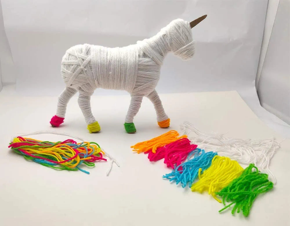 TOYKRAFTT Unicorn Toy for Girls| Art and Craft Set for Girls 8 Year Above| Games for Girls Age 8 to12 Craft| Mom and Baby Yarn Unicorns