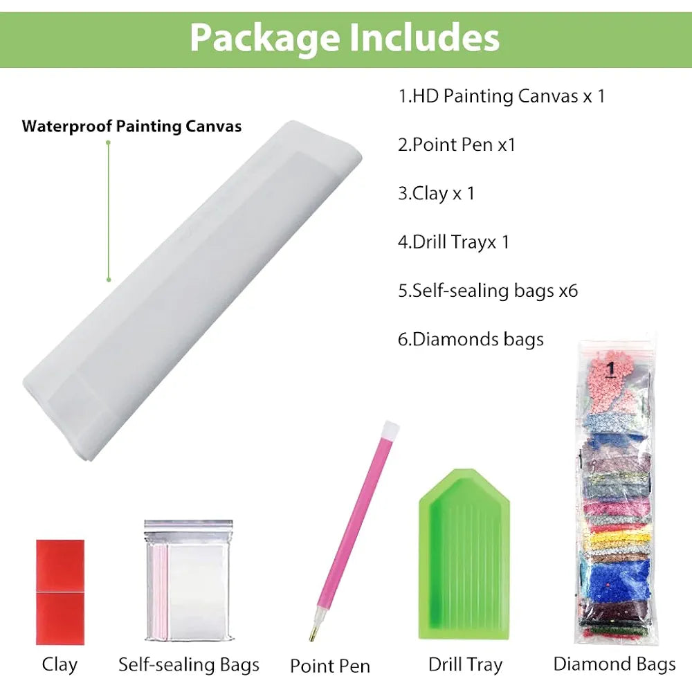 HASTHIP® Diamond Painting Kit - 12x16inch Eye Diamond Painting Kits, 5D Diamond Painting Kit for Adults & Kids, Very Suitable for Home Leisure and Wall Decoration, Gift for Kids and Adults