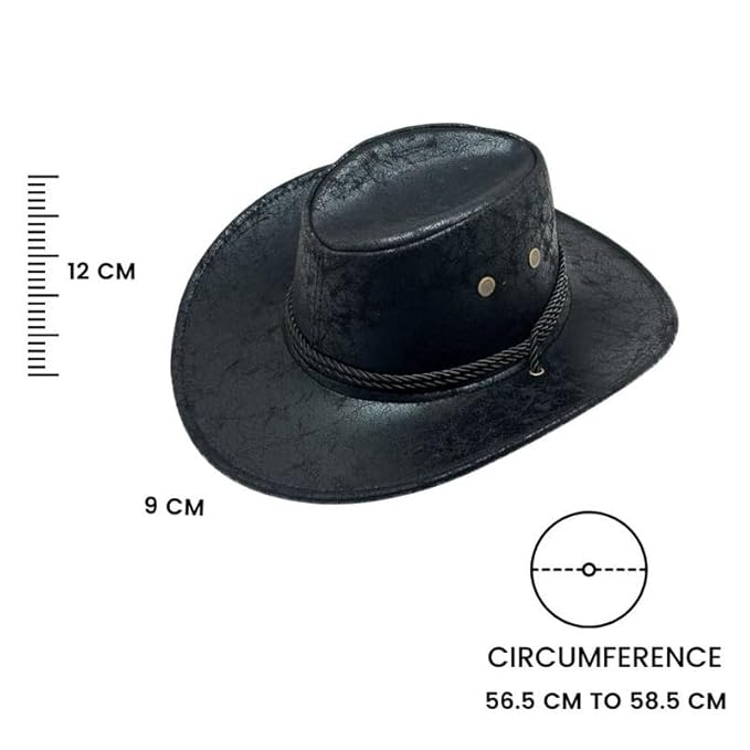The Tie Hub Western Cowboy Hat for Men
