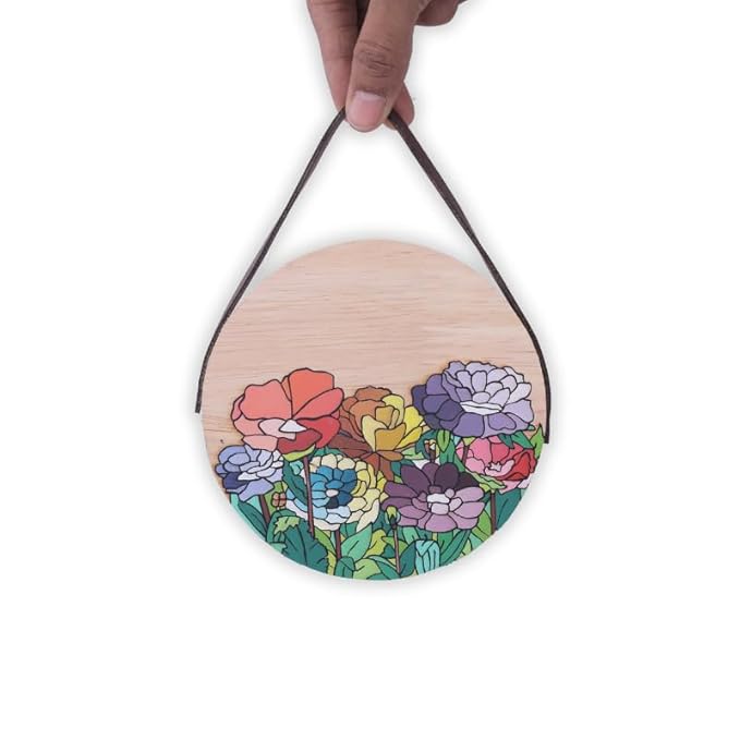 Hobby India Mdf Wooden Diy Nature Kits for Art & Crafts Hanging Decorations