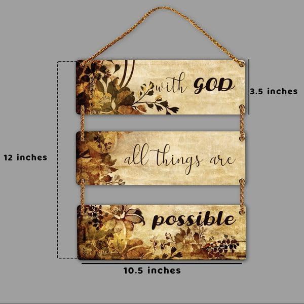 Sehaz Artworks Wall Decor Items for Bedroom Decorative Items for Home Bible Verse Christian-3-0008