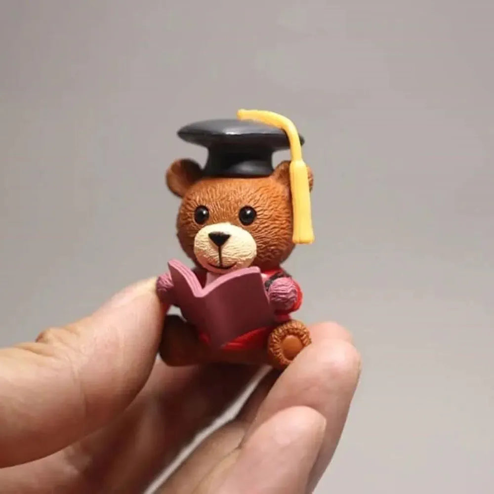 Satyam Kraft 1 Set Resin Teddy Bear Miniature Figurines