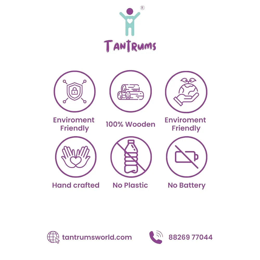 Tantrums Cobbler Bench 6 Pegs with Hammer to Build Hand Eye Concentration Motor Skills Cause and Effect - Kids