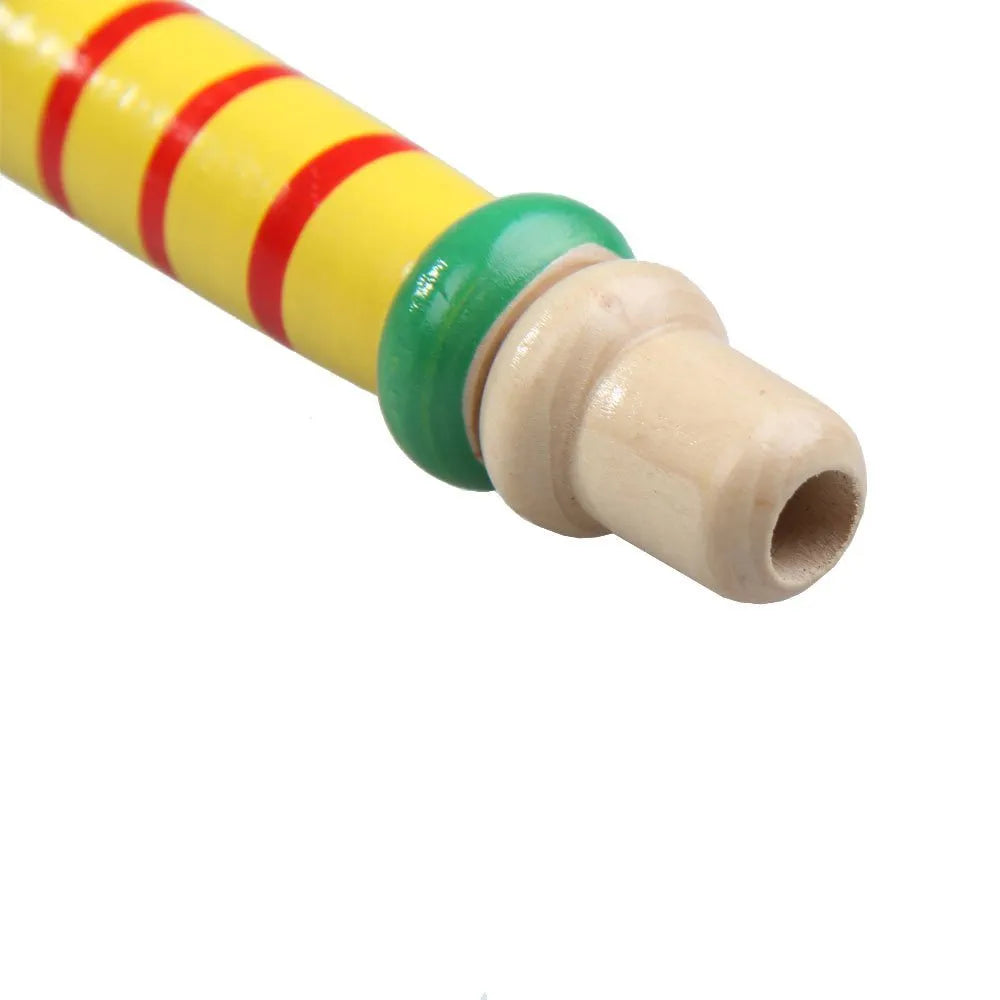 Trinkets & More™ - Wooden Trumpets Colourful | Birthday Return Gift | Whistle Musical Instrument | Toys Kids 2+ Years