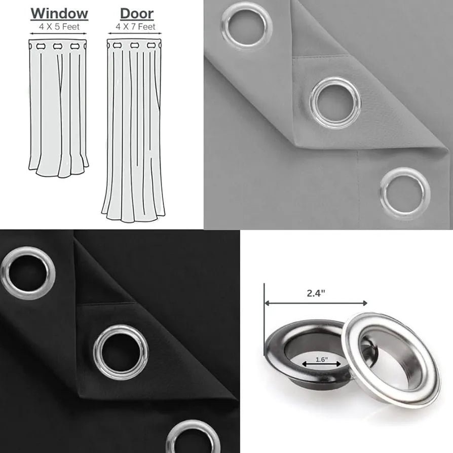 Divine Casa 5 Feet Blackout Window Curtain Thermal Insulated Noise Reducing & Room Darkening Polyester Panel Elegant Opaque Single Curtain Colour Rosybrown (Pack of 1)