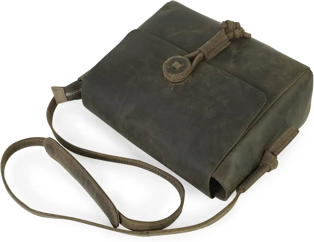 Goatter Hunter Leather 9" Inch Crossbody/Sling Messenger Bag For Girls And Womens, GTHT-17