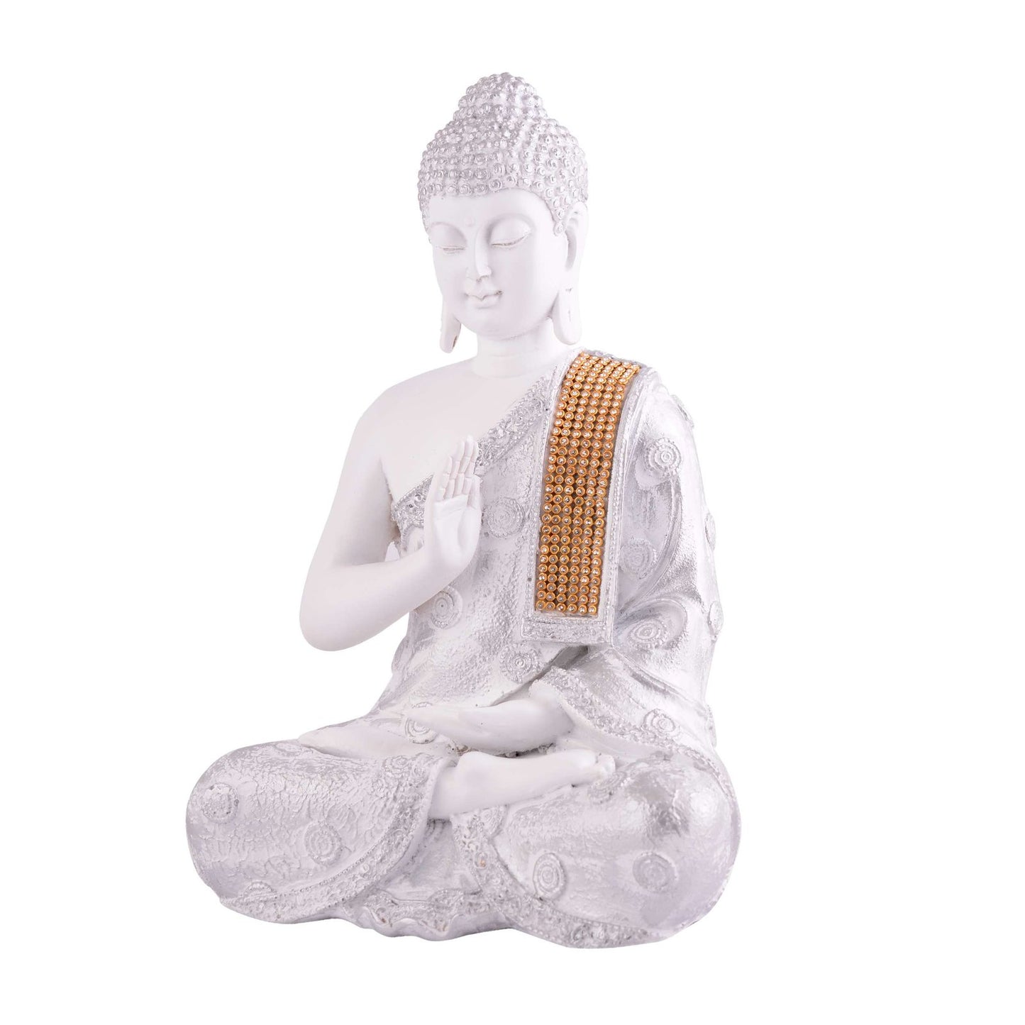Buddha Idol Statue Showpiece Gift Gifting Item Polystone Home Decor Decoration
