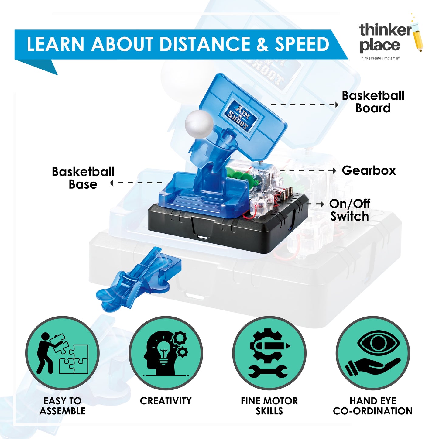 Nerf DIY Aim and Shoot - Learn about Distance & Speed