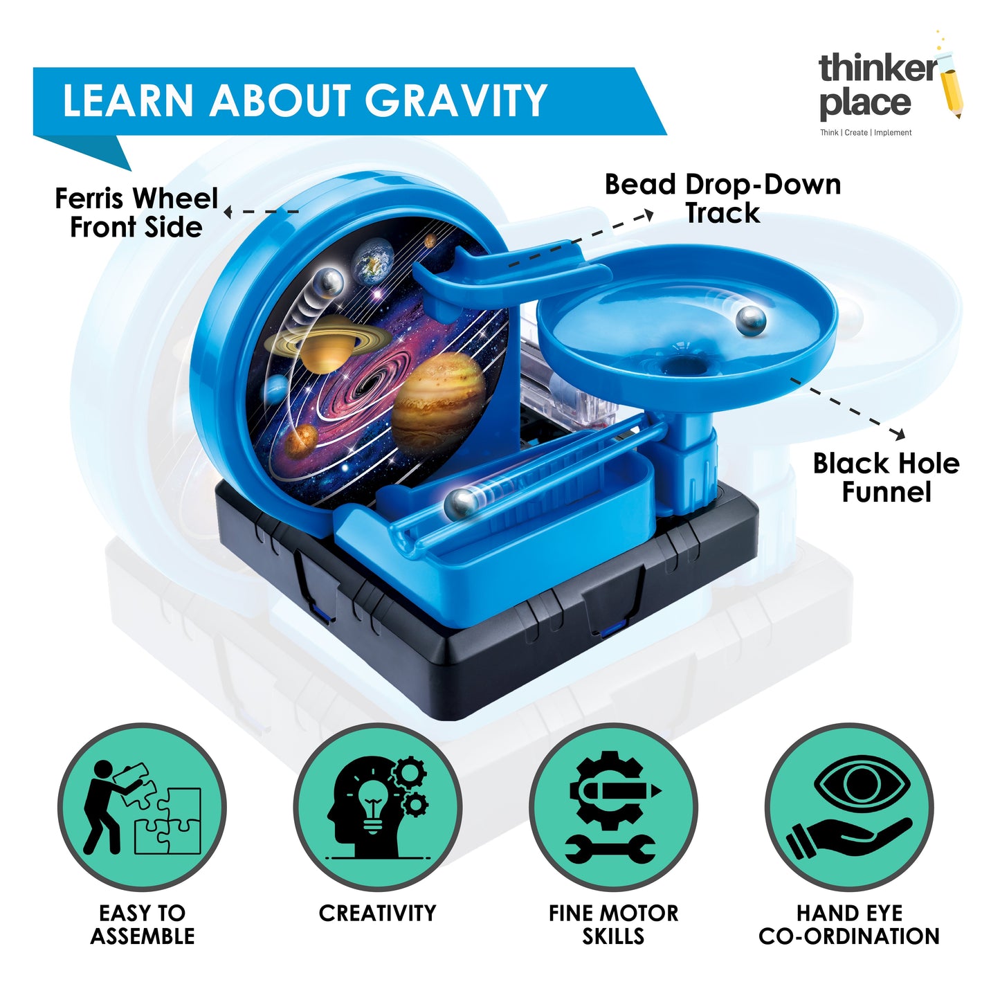 DIY Space Roller Coaster- Learn about Gravity